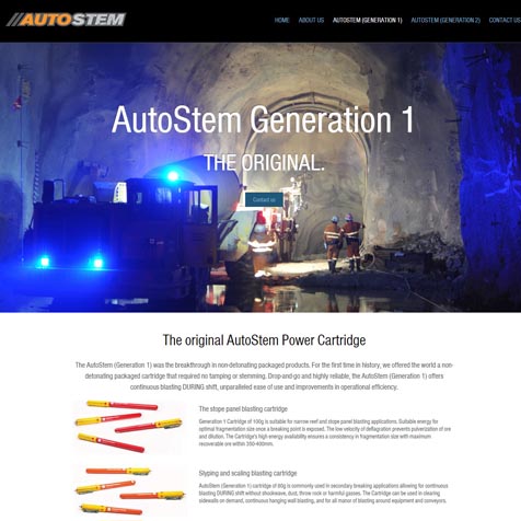AutoStem website screenshot