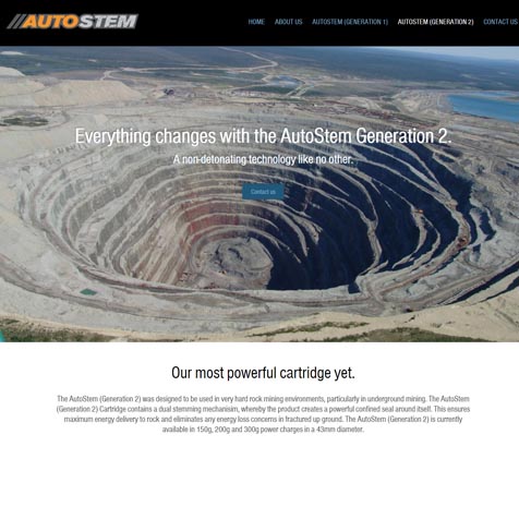 AutoStem website screenshot