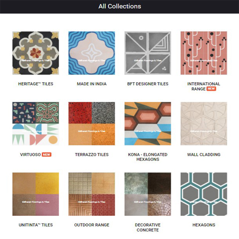 Bharat Floorings website screenshot