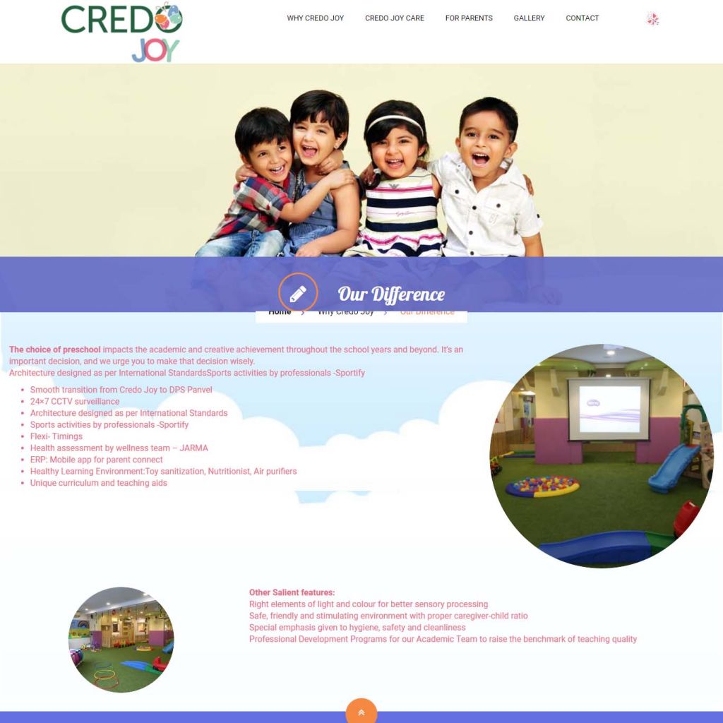 credojoy website screenshot