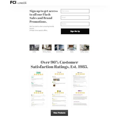 fci design website screenshot