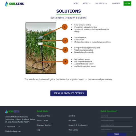 soil website screenshot